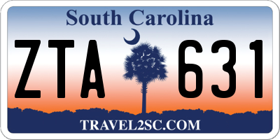 SC license plate ZTA631
