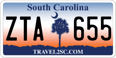 SC license plate ZTA655
