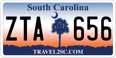 SC license plate ZTA656