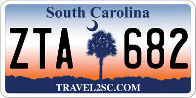 SC license plate ZTA682