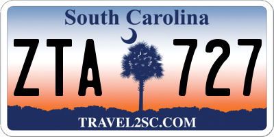 SC license plate ZTA727