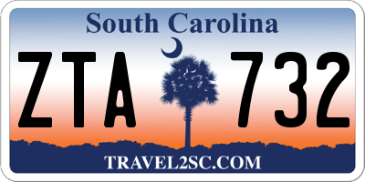 SC license plate ZTA732