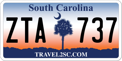 SC license plate ZTA737