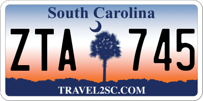 SC license plate ZTA745