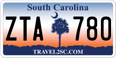SC license plate ZTA780