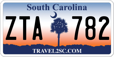 SC license plate ZTA782