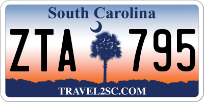 SC license plate ZTA795