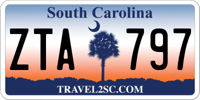 SC license plate ZTA797