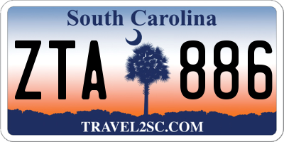 SC license plate ZTA886