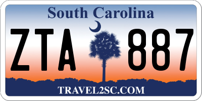 SC license plate ZTA887