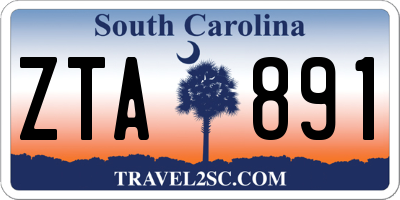 SC license plate ZTA891