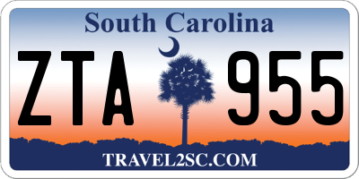 SC license plate ZTA955