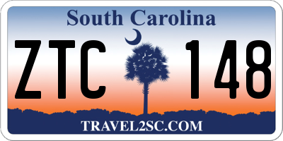 SC license plate ZTC148