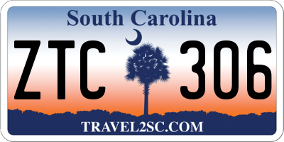 SC license plate ZTC306