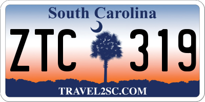 SC license plate ZTC319