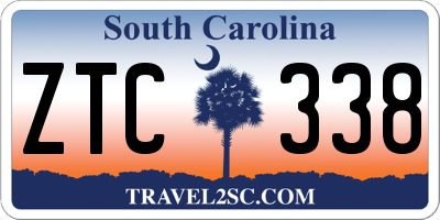 SC license plate ZTC338