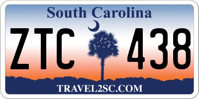 SC license plate ZTC438
