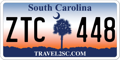 SC license plate ZTC448