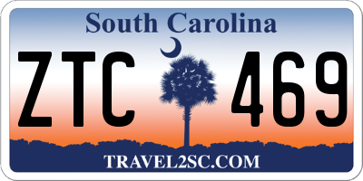 SC license plate ZTC469