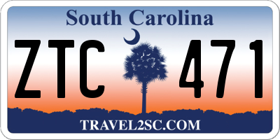 SC license plate ZTC471
