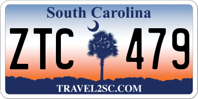 SC license plate ZTC479