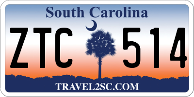SC license plate ZTC514