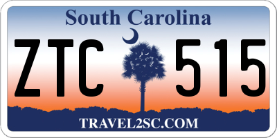 SC license plate ZTC515