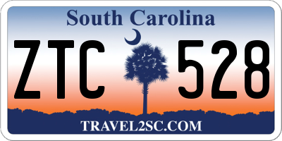 SC license plate ZTC528