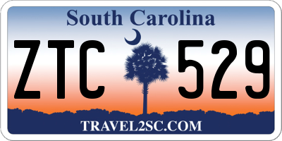 SC license plate ZTC529