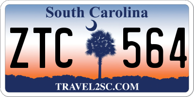 SC license plate ZTC564