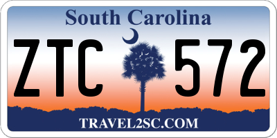 SC license plate ZTC572