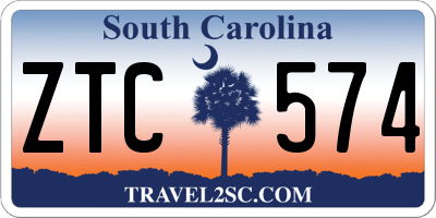 SC license plate ZTC574