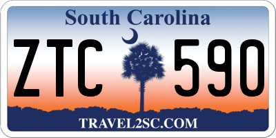 SC license plate ZTC590