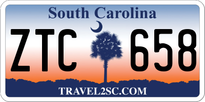 SC license plate ZTC658