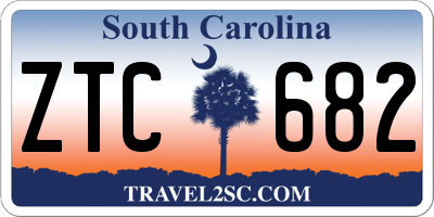 SC license plate ZTC682