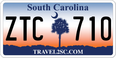 SC license plate ZTC710