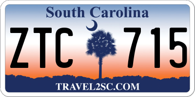 SC license plate ZTC715