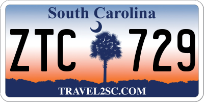 SC license plate ZTC729