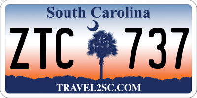 SC license plate ZTC737