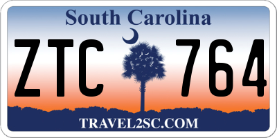 SC license plate ZTC764