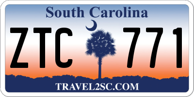 SC license plate ZTC771