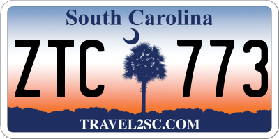 SC license plate ZTC773