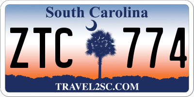 SC license plate ZTC774