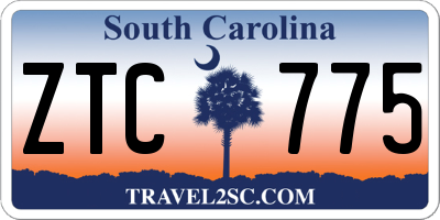 SC license plate ZTC775