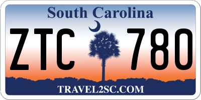 SC license plate ZTC780