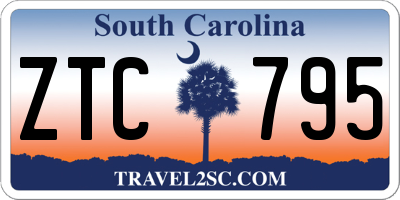 SC license plate ZTC795