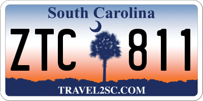 SC license plate ZTC811