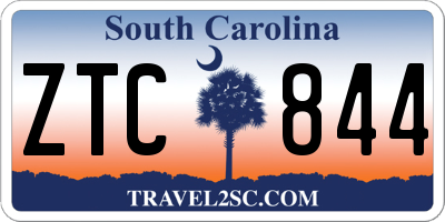 SC license plate ZTC844