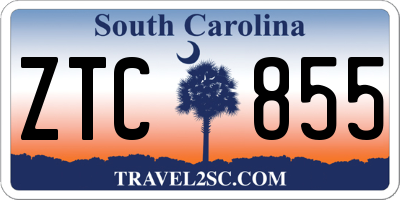 SC license plate ZTC855