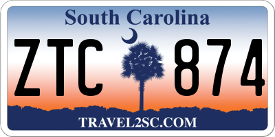 SC license plate ZTC874